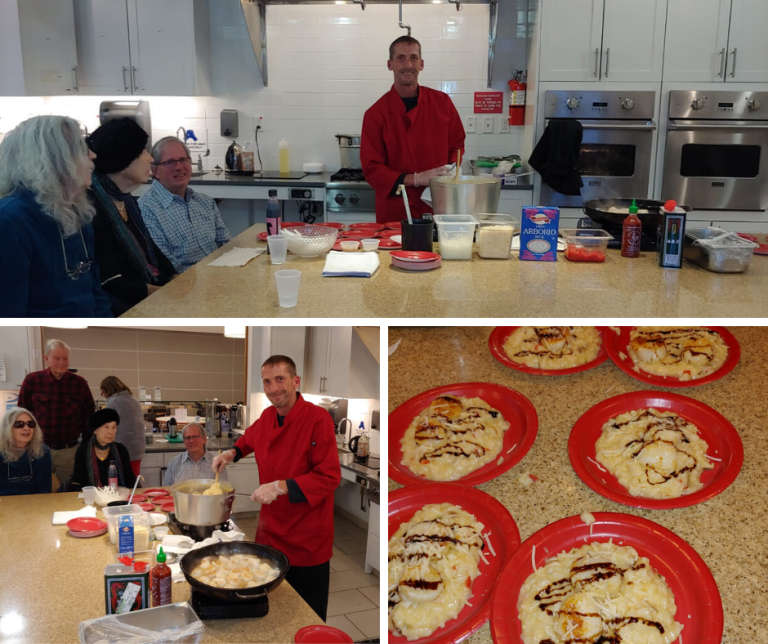 Chef Tom Teaches Cooking at the Needham Senior Center! Briarwood